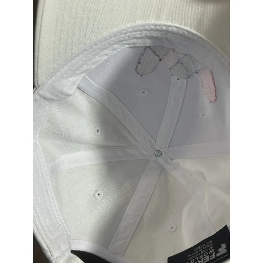 Baseball Hat Logo Letter W Off White Adjustable Pink Blue Purple Golf Sun